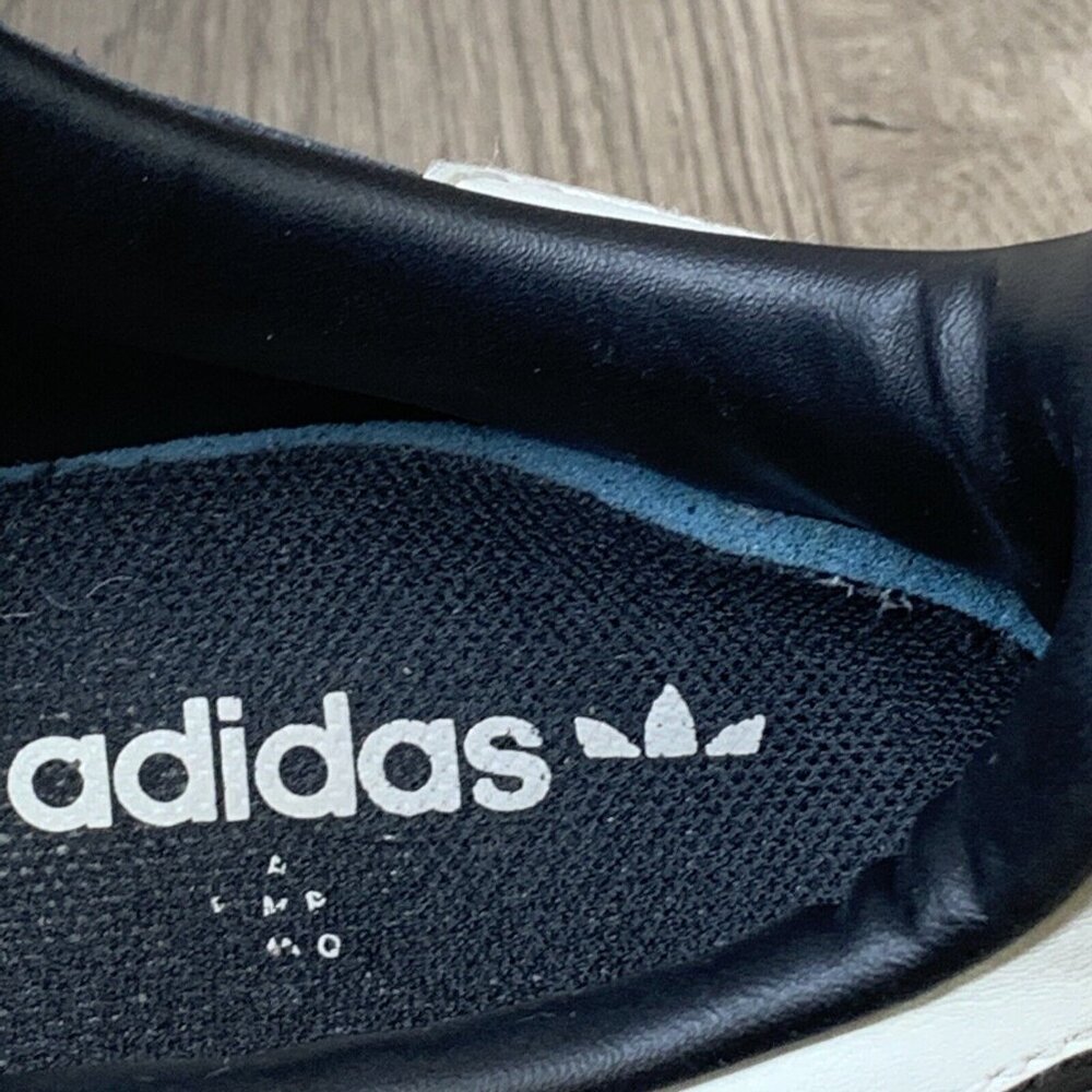 Adidas Stan Smith Womens Size 6.5 Original Black Reptile Snakeskin - Picture 10 of 10